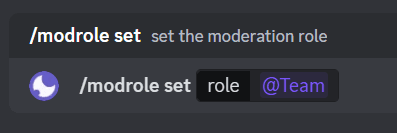 Mod role set