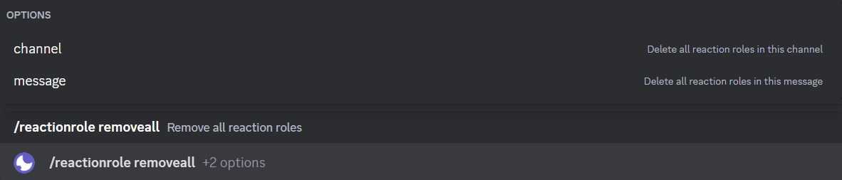 Reaction Role Remove All Command