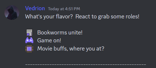 Self-Assignable Roles | R.O.T.I Docs